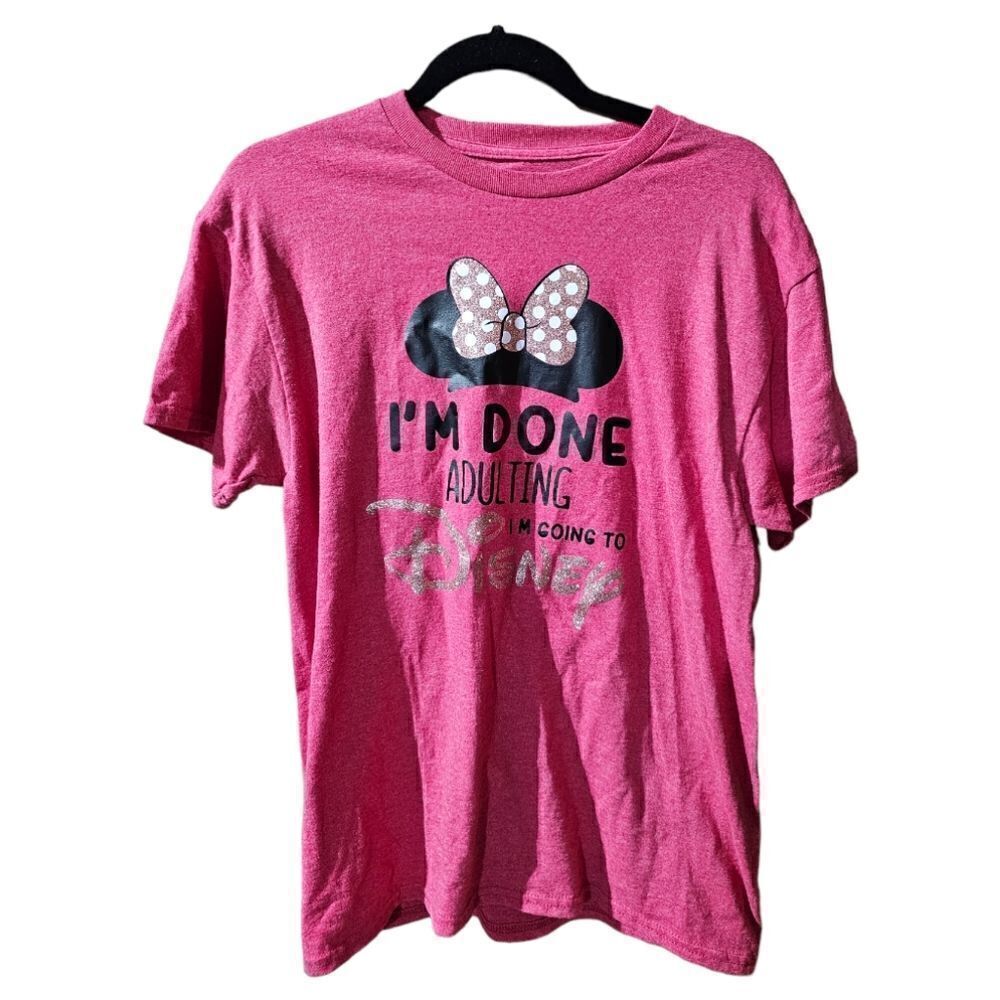 DISNEY Minnie Mouse Adulting T-shirt - Size Large‎